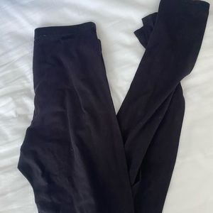 Black cotton leggings
